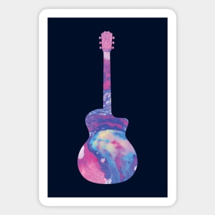 Acoustic Guitar Watercolor Texture Magnet